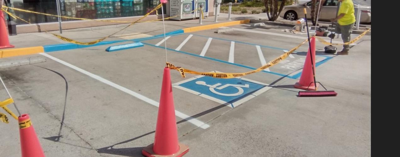 Lot Striping, Painting and Bollards