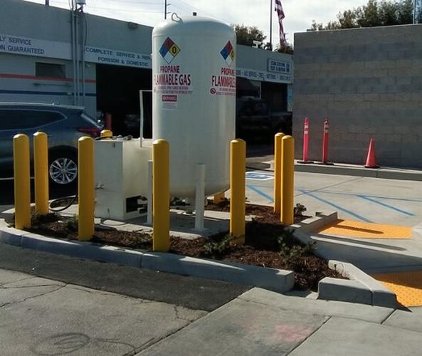 Lot Striping, Painting and Bollards